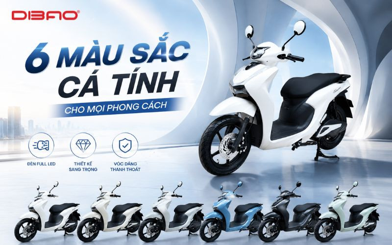 xe m&aacute;y điện Dibao Shine SA1500